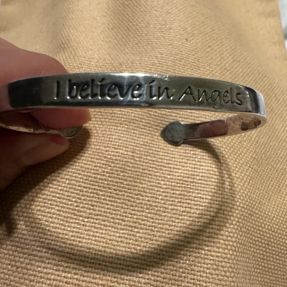 Silver Cuff Bangle Bracelet 925 - image 1